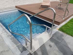 begehbare Poolabdeckung